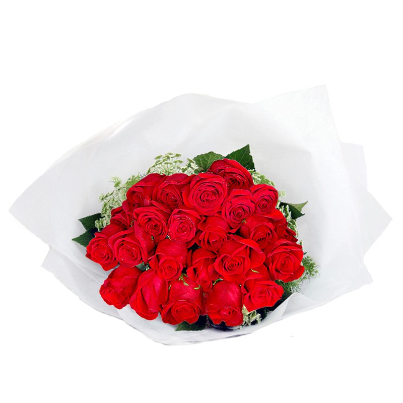 Red roses bouquet